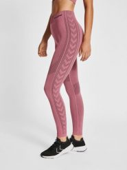 Damskie legginsy mid-rise Hummel Shaping. Brązowe legginsy damskie Hummel, xs, bez wzorów, z dzianiny. Za 139.00 zł.