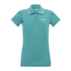 Damska Koszulka Polo Remex II. Zielone bluzki damskie Regatta, bez wzorów, sportowe, bez kołnierzyka, bez ramiączek. Za 93.99 zł.