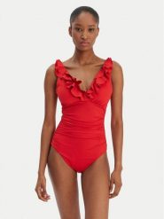 LAUREN RALPH LAUREN Strój kąpielowy 20601010 Czerwony. Czerwone stroje jednoczęściowe Lauren Ralph Lauren, bez wzorów, z syntetyku. Za 939.99 zł.