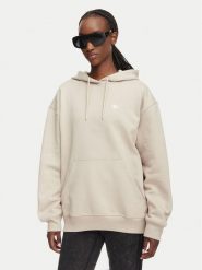 Adidas Bluza Essentials Oversized Fleece Hoodie KR3591 Beżowy Oversize. Brązowe bluzy damskie Adidas, s, bez wzorów, z bawełny, bez kaptura. Za 215.99 zł.