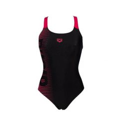 Strój kąpielowy damski jednoczęściowy sportowy na basen Arena Logo Swim Pro. Czarne stroje jednoczęściowe Arena, bez wzorów. Za 169.99 zł.