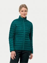Jack Wolfskin Kurtka puchowa Pilvi 1207761 Zielony Regular Fit. Zielone kurtki sportowe damskie Jack Wolfskin, s, bez wzorów, z puchu, bez kaptura. Za 599.99 zł.