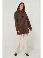 L'armoire de Suzette Płaszcz przejściowy w kolorze brązowym rozmiar: 38/40. Brązowe płaszcze damskie L'armoire de Suzette, l, bez wzorów, bez kaptura. Za 100.99 zł.
