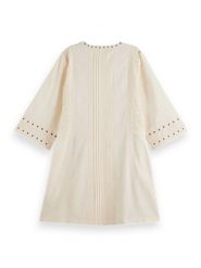 Scotch & Soda Sukienka w kolorze beżowym rozmiar: 36. Brązowe sukienki damskie Scotch & Soda, bez wzorów, bez ramiączek. Za 207.39 zł.