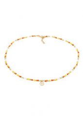 Elli Damski Choker Peace zawieszka korlae Boho w pozłacanym srebrze próby 925 Sterling Silver Naszyjniki 1 ct. Szare naszyjniki damskie Elli, pozłacane. Za 249.89 zł.