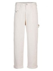 Herrlicher Dżinsy "Brooke" - Tapered fit - w kolorze białym rozmiar: W30. Białe jeansy damskie Herrlicher, z podwyższonym stanem. Za 217.99 zł.