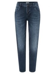 Timezone Dżinsy "Jilly" - Regular fit - w kolorze granatowym rozmiar: W28/L30. Niebieskie jeansy damskie Timezone. Za 109.78 zł.