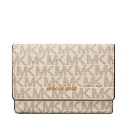 Portfel MICHAEL Michael Kors. Brązowe portfele damskie MICHAEL Michael Kors, bez wzorów. Za 479.99 zł.