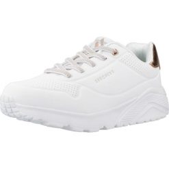 Buty Kobieta Skechers Uno Lite biały. Białe obuwie sportowe damskie Skechers, z materiału, bez zapięcia, trekkingowe, Skechers Sport. Za 271.00 zł.
