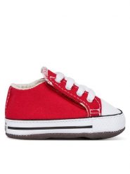 Converse Tenisówki Chuck Taylor All Star Cribster 866933C Czerwony. Czerwone buty sportowe dziewczęce Converse, bez wzorów, z materiału, bez zapięcia. Za 109.99 zł.