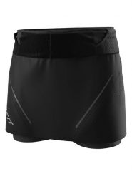 DYNAFIT Spódnica funkcyjna 2w1 "ULTRA" w kolorze czarnym rozmiar: M. Czarne spódnice damskie Dynafit, m, bez wzorów, sportowe. Za 245.96 zł.