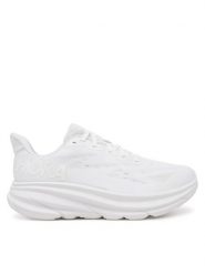 Hoka Buty do biegania Clifton 9 Wide 1132211 Biały. Białe obuwie sportowe damskie HOKA, z materiału, bez zapięcia, do biegania. Za 499.99 zł.