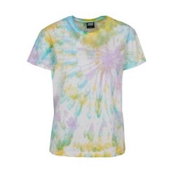Koszulka Damska Tie Dye Boyfriend T-shirt. Czerwone koszulki damskie Urban Classics, xl, bez wzorów, bez kołnierzyka. Za 96.99 zł.