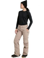 Burton Spodnie narciarskie "[ak] GORE-TEX 2L" w kolorze beżowym rozmiar: M. Brązowe spodnie dresowe damskie Burton, l, bez wzorów, z gore-texu. Za 1,244.95 zł.