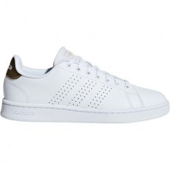Damskie trampki na co dzień Adidas Advantage. Żółte trampki damskie Adidas, bez wzorów, bez zapięcia. Za 296.75 zł.