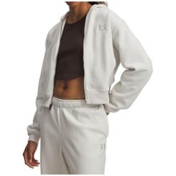 Bluza Damska UA Icon Vida Flc FZ 6003674-110. Białe bluzy damskie Under Armour, bez wzorów, bez kaptura. Za 189.99 zł.
