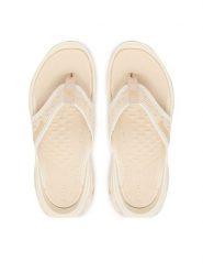 Salomon Japonki Reelax Break 6.0 L47995300 Écru. Białe klapki damskie Salomon, bez wzorów, z materiału, bez obcasa, bez zapięcia. Za 299.99 zł.