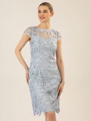 APART Sukienka w kolorze jasnoszarym rozmiar: 42. Szare sukienki damskie Apart, bez wzorów, bez ramiączek. Za 463.38 zł.