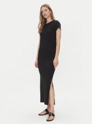 JDY Sukienka codzienna Ava 15321069 Czarny Regular Fit. Czarne sukienki damskie JDY, bez wzorów, z bawełny, bez ramiączek. Za 89.99 zł.
