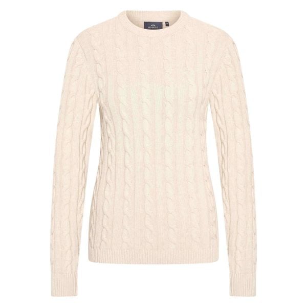 Sweter damski HV Polo Tally. Białe swetry klasyczne damskie HV POLO, na zimę, bez kołnierzyka. Za 382.50 zł.