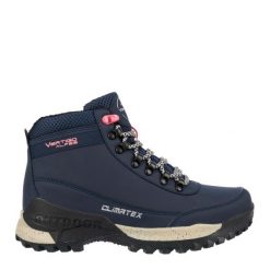 Buty trekkingowe damskie AULP EVEREST wodoodporne oddychające. Niebieskie obuwie trekkingowe damskie Aulp, bez zapięcia. Za 349.99 zł.