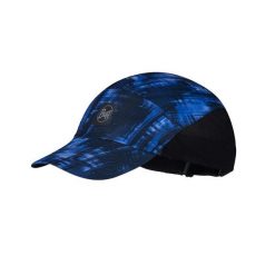 Czapka z daszkiem do biegania Buff Speed Cap. Niebieskie czapki z daszkiem damskie Buff, na lato, bez wzorów, z materiału. Za 52.99 zł.