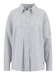 FYNCH-HATTON Koszula w kolorze biało-granatowym rozmiar: 36. Białe koszule damskie Fynch-Hatton, bez wzorów, bez kołnierzyka, bez ramiączek. Za 143.99 zł.