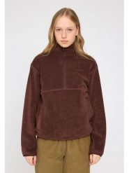 MAZINE Bluza polarowa "Nash" w kolorze brązowym rozmiar: M. Brązowe bluzy damskie MAZINE, m, bez wzorów, z polaru, bez kaptura. Za 148.26 zł.