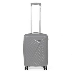 Walizka na kółkach twarda Sapphire ST-3030P szara - mała S. Niebieskie walizki SAPPHIRE, bez wzorów, z gumy, małe. W wyprzedaży za 98.00 zł.