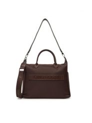 Gino Rossi Torba na laptopa 05A11196-1 Brązowy. Brązowe torby na laptopa Gino Rossi, z materiału, bez dodatków. Za 239.99 zł.
