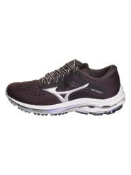Mizuno Buty "Wave Inspire 17" w kolorze czarnym do biegania rozmiar: 41. Czarne obuwie sportowe damskie Mizuno, z materiału, bez zapięcia, do biegania. Za 285.49 zł.