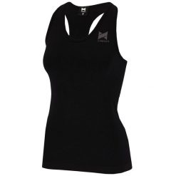 Podkoszulek sportowy damski Xtreme Sportswear. Czarne koszulki sportowe damskie XTREME SOCKSWEAR, bez wzorów, z elastanu, bez ramiączek. Za 138.99 zł.