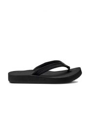 Reef Japonki "Reef Cushion Breeze" w kolorze czarnym rozmiar: 42,5. Czarne klapki damskie Reef, bez wzorów, z otwartym noskiem, bez obcasa, bez zapięcia. Za 153.71 zł.