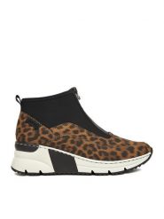 Rieker Sneakersy CEO-N6352-90 Czarny. Czarne obuwie sportowe damskie Rieker, z materiału, bez zapięcia. Za 269.99 zł.