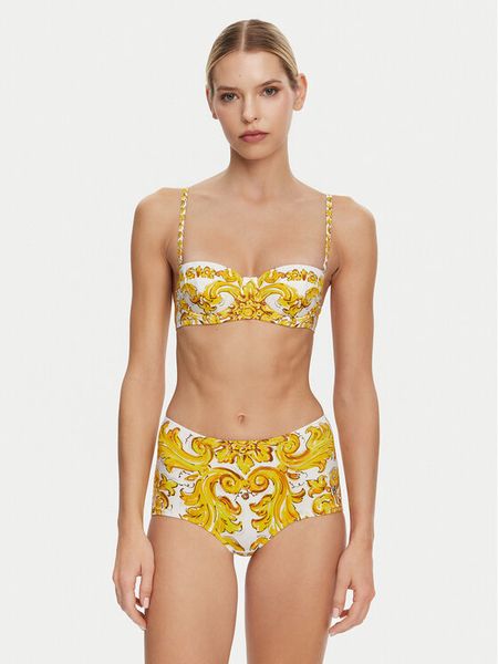 Dolce&Gabbana Bikini O8A27J ONR14 Żółty. Żółte bikini Dolce&Gabbana, bez wzorów, z syntetyku. Za 2,549.00 zł.