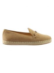 Högl Skórzane espadryle w kolorze beżowym rozmiar: 40. Brązowe espadryle damskie Högl, bez wzorów, bez obcasa. Za 320.63 zł.