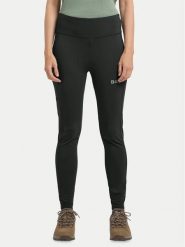 Jack Wolfskin Legginsy Klintal 1508901 Czarny Slim Fit. Czarne legginsy sportowe damskie Jack Wolfskin, l, bez wzorów, z syntetyku, outdoorowe. Za 249.99 zł.