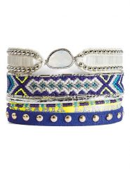 HIPANEMA Posrebrzana bransoletka "Bahamas" rozmiar: onesize. Niebieskie bransoletki damskie HIPANEMA, posrebrzane. Za 55.95 zł.