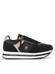 Beverly Hills Polo Club Sneakersy V12-694 Czarny. Czarne obuwie sportowe damskie Beverly Hills Polo Club, z materiału, bez zapięcia. Za 229.99 zł.