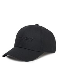 TWINSET Czapka z daszkiem 251TA4280 Czarny. Czarne czapki z daszkiem damskie Twinset, bez wzorów, z bawełny. Za 199.99 zł.