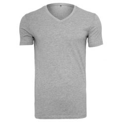 Lekka Koszulka Unisex Dla Dorosłych Z Dekoltem W Szpic. Białe bluzki damskie BUILD YOUR BRAND, s, bez wzorów, bez kołnierzyka, bez ramiączek. Za 54.99 zł.