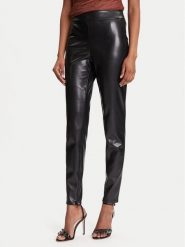 Guess Legginsy New Prescilla W4BB18 WGIK0 Czarny Slim Fit. Czarne legginsy damskie Guess, s, z aplikacjami, z syntetyku. Za 299.99 zł.