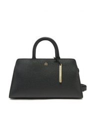 Aigner Torebka 133034 Czarny. Czarne torebki klasyczne damskie Aigner, ze skóry, bez dodatków. Za 2,699.00 zł.