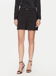 Marciano Guess Szorty materiałowe 5GGD19 7311A Czarny Regular Fit. Czarne szorty damskie Marciano Guess, z aplikacjami, z bawełny. Za 759.99 zł.