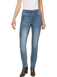 Heine Dżinsy - Slim fit - w kolorze niebieskim rozmiar: 36. Niebieskie jeansy damskie Heine. Za 65.85 zł.
