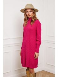 Joséfine Sukienka dzianinowa "Eclose" w kolorze różowym rozmiar: L. Różowe sukienki damskie Joséfine, bez wzorów, z dzianiny, bez ramiączek. Za 187.99 zł.