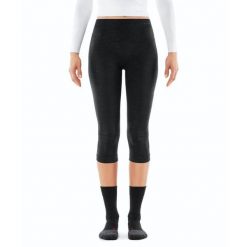 Rajstopy damskie 3/4 Falke Wool-Tech. Czarne rajstopy Falke, bez wzorów. Za 390.00 zł.