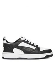 Puma Sneakersy Rebound V6 Lo Jr 393833 01 Biały. Białe buty sportowe dziewczęce Puma, ze skóry, bez zapięcia. Za 189.99 zł.