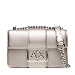 Torebka Armani Exchange. Szare torebki wieczorowe damskie Armani Exchange, bez wzorów, bez dodatków. Za 659.99 zł.