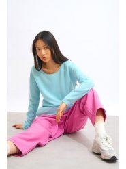 AUTHENTIC CASHMERE Kaszmirowy sweter "Lanfon" w kolorze błękitnym rozmiar: L. Niebieskie swetry klasyczne damskie AUTHENTIC CASHMERE, l, z kaszmiru, bez kołnierzyka. Za 361.99 zł.